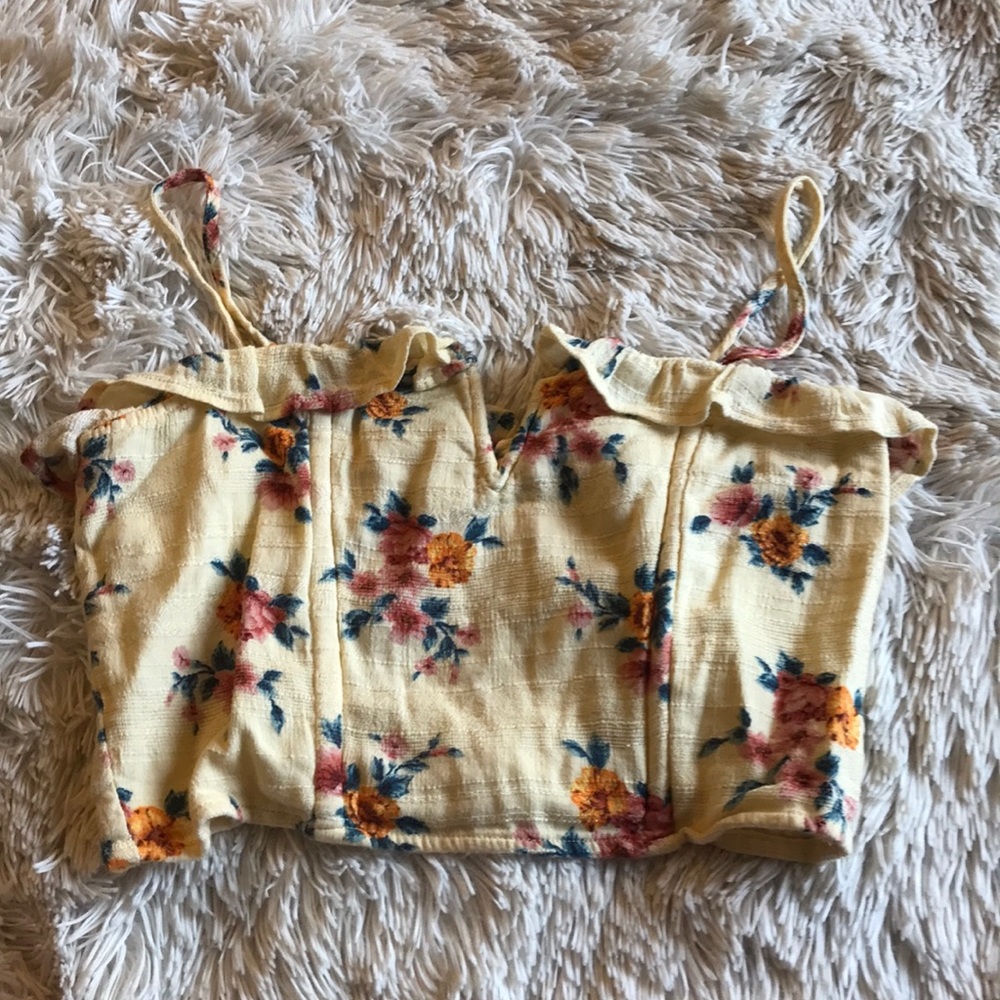 Floral crop top American Eagle